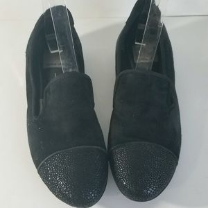 Dolce Vita Suede Black Slip On Loafers
